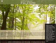 Tablet Screenshot of legnami-paganoni.com